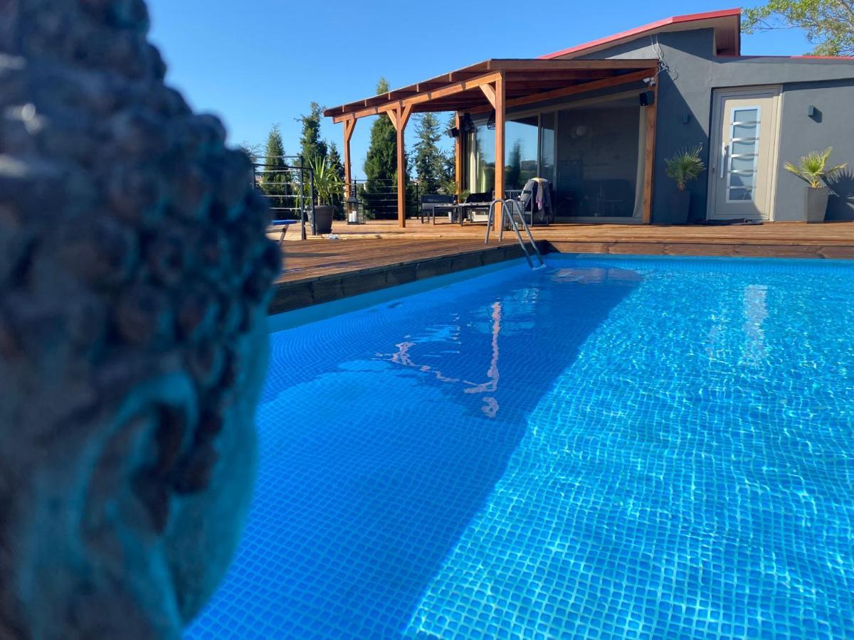 Private Pool Villa Ggki Skepasti Kültér fotó