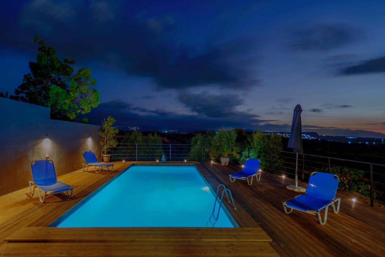 Private Pool Villa Ggki Skepasti Kültér fotó