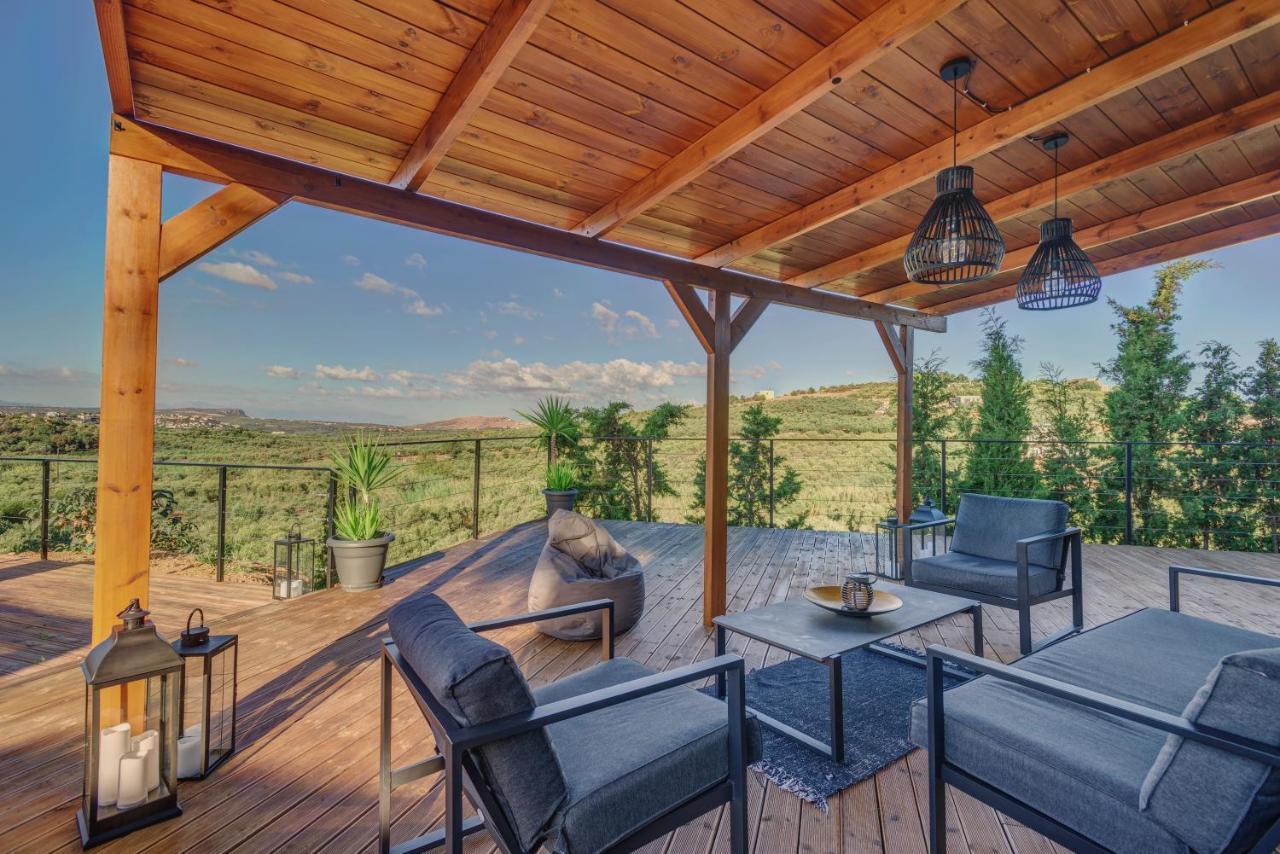 Private Pool Villa Ggki Skepasti Kültér fotó