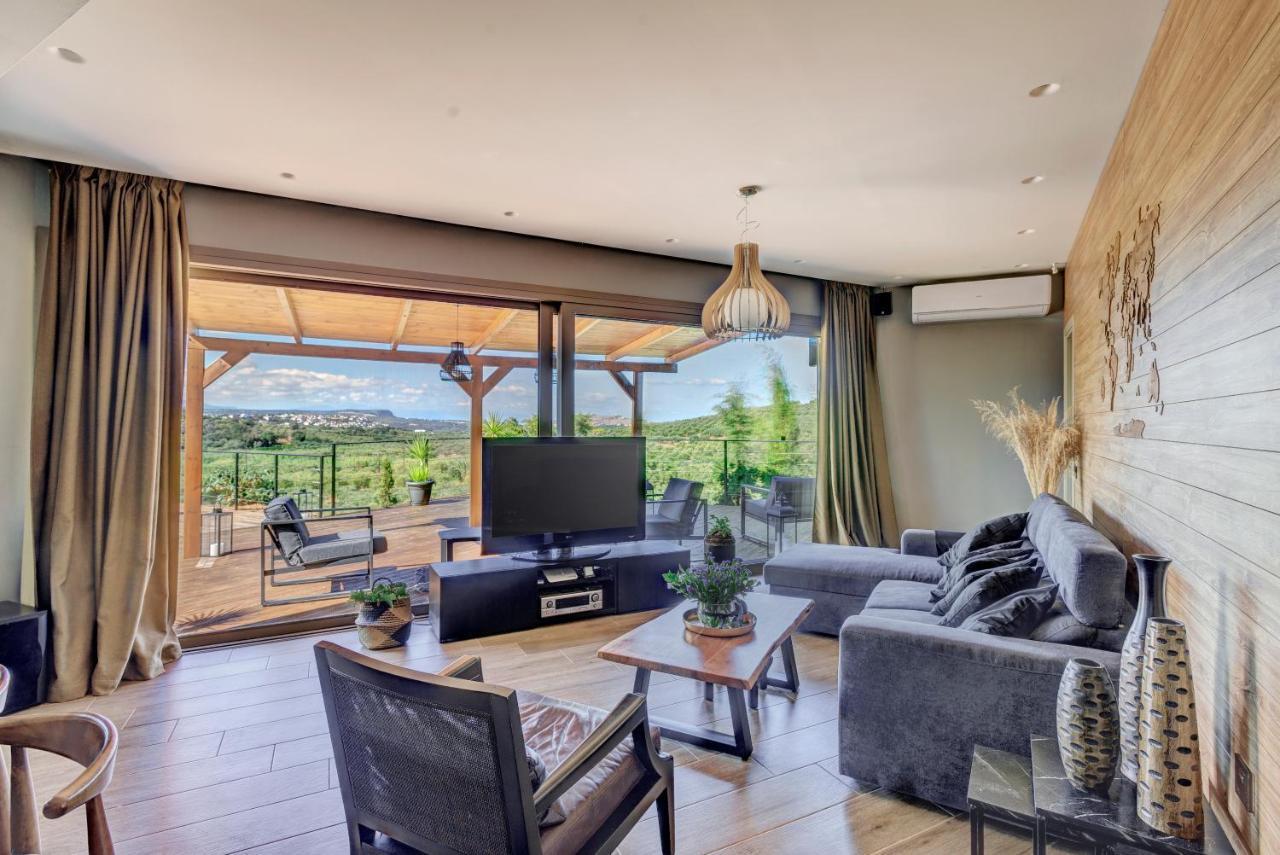 Private Pool Villa Ggki Skepasti Kültér fotó
