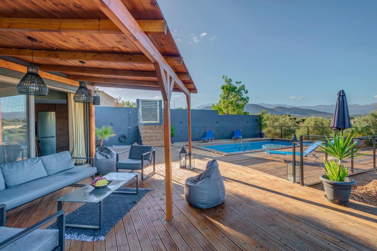 Private Pool Villa Ggki Skepasti Kültér fotó