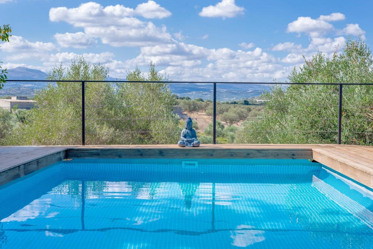 Private Pool Villa Ggki Skepasti Kültér fotó