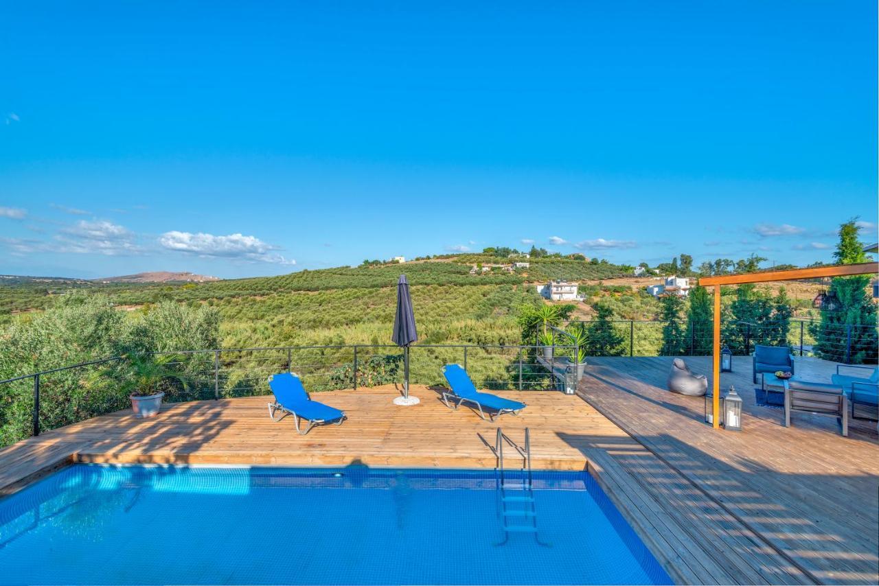 Private Pool Villa Ggki Skepasti Kültér fotó